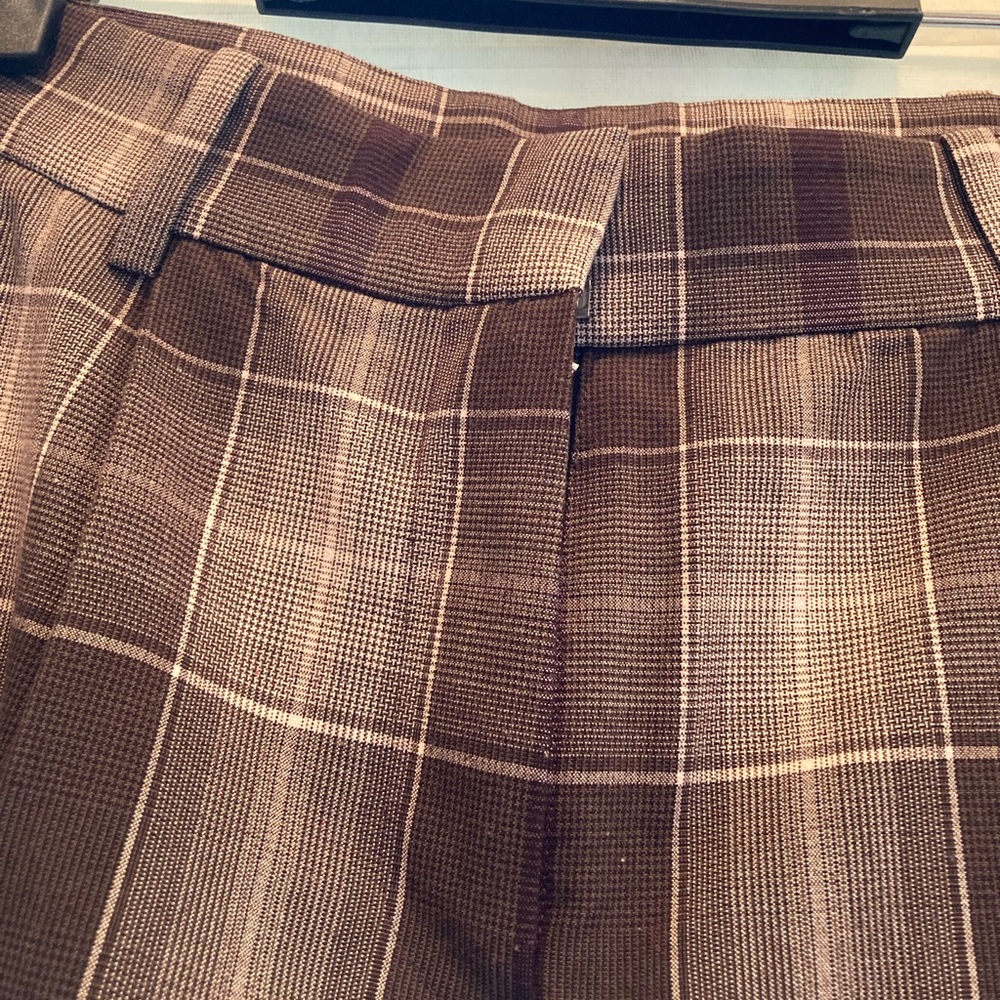 Other stories wide leg checked pants